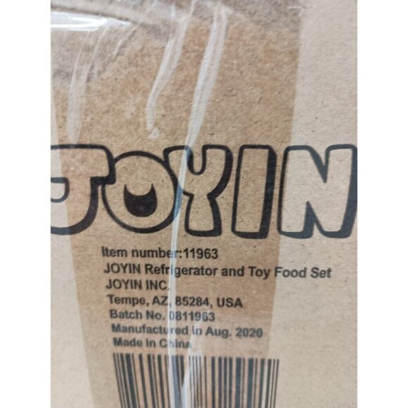 Joyin Refrigerator and Toy Food Set Kids Kitchen Playset Cookware 20pc New - Picture 8 of 8